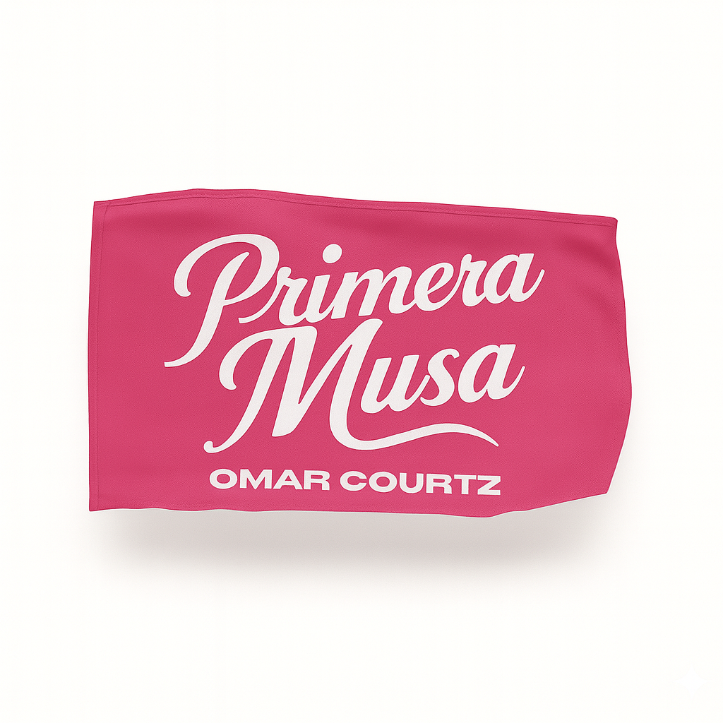 Bandera “Primera Musa Tour” Pink | Fan Flag Oficial